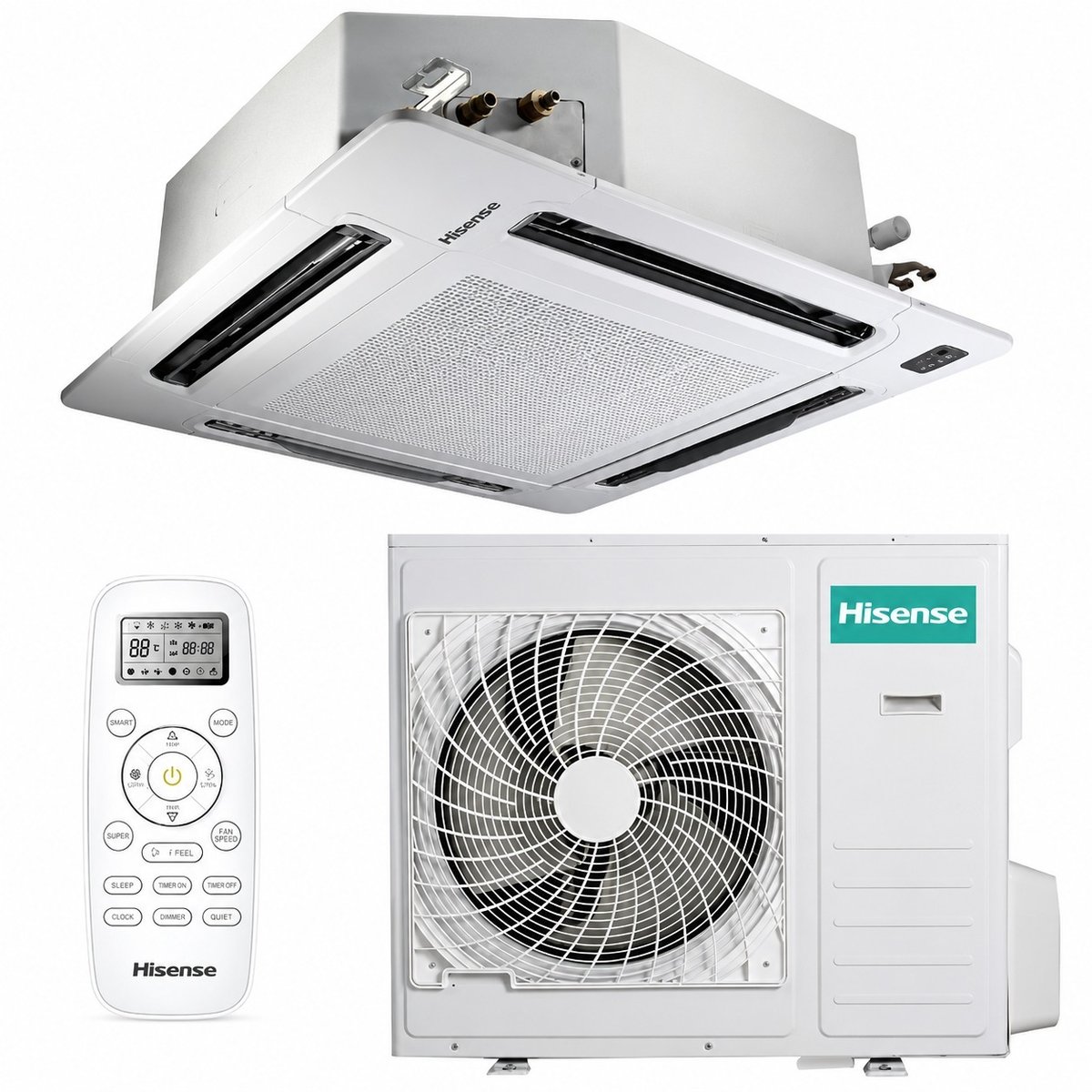 Hisense cassette split AC unit