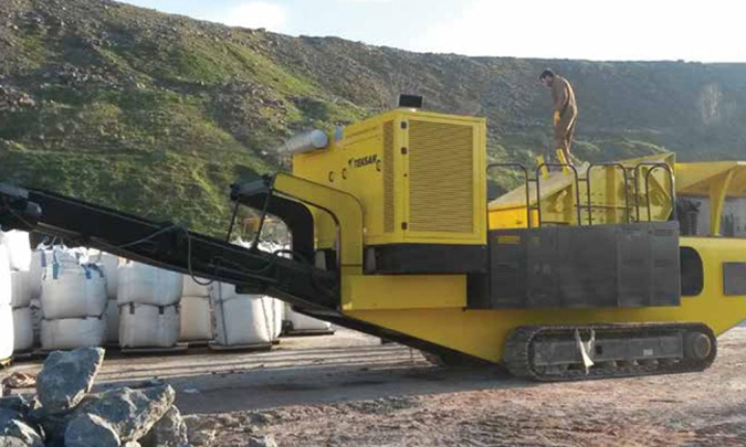 Mobile Stone Crusher, Turkey